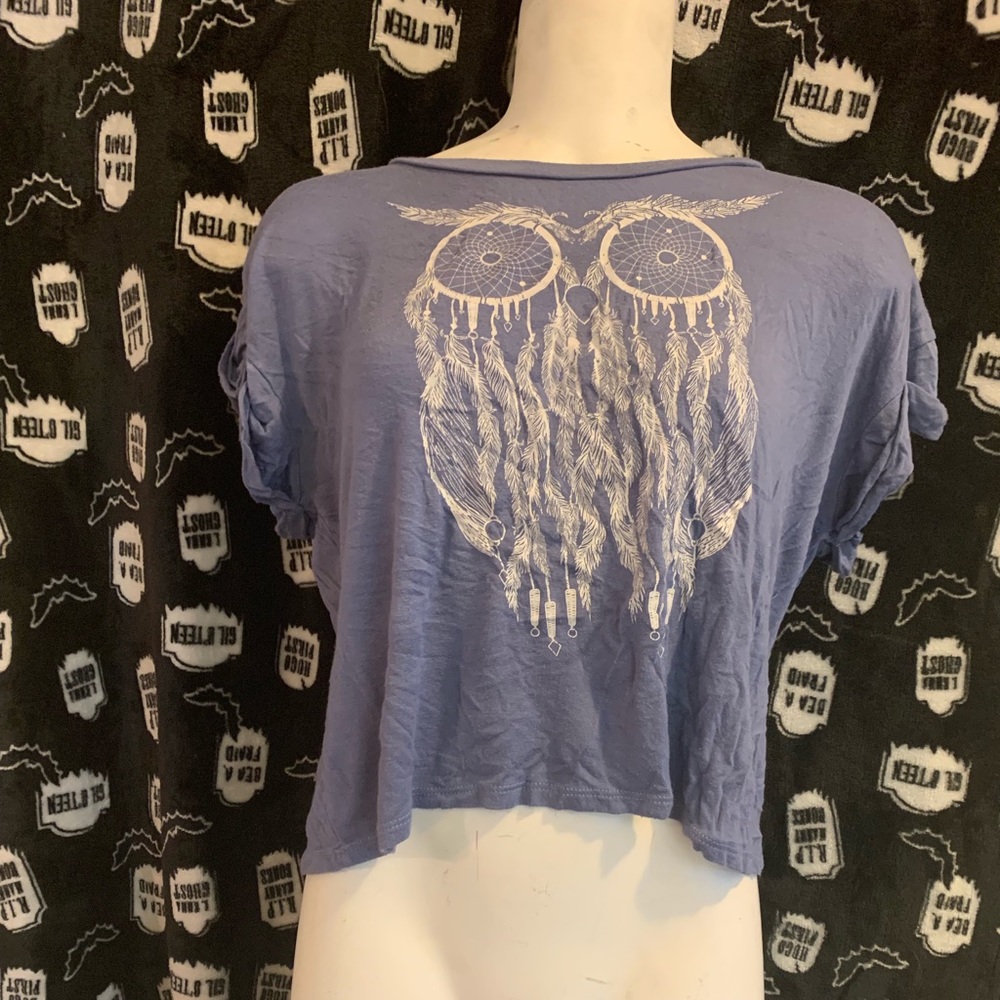 Owl crop top